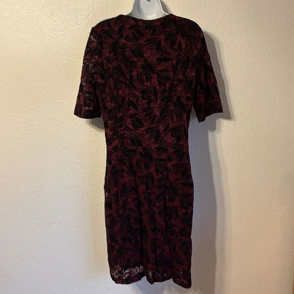 Anthropologie Maeve Ruched Sheath Dress Size 14 - Picture 7 of 7